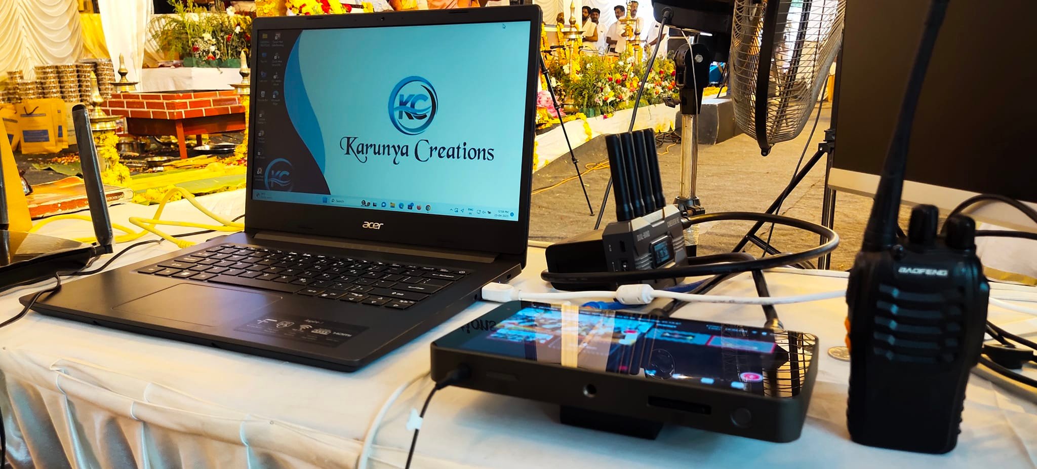 Workstation laptop for streaming